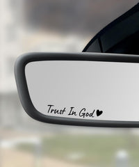 Trust in God Die Cut Vinyl Decal