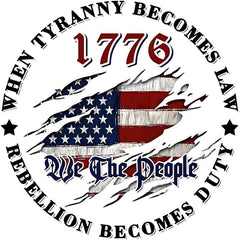 JLHAPPY1983-We The People Sticker Flag Die Cut Vinyl Decal