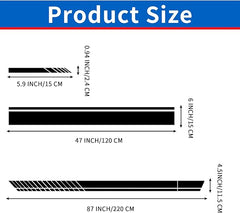 Racing Side Stripe Stickers Die Cut Vinyl Decal