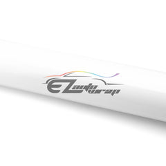 EZAUTOWRAP Gloss White Glossy Car Vinyl Wrap Vehicle Sticker Decal Film Sheet With Air Release Technology Die Cut Vinyl Decal/ Bumper For Windows, Cars, Trucks, Laptops, Etc.
