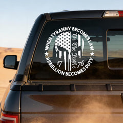 We The People Die Cut Vinyl Decal