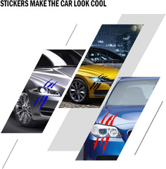 Claw Mark Decals for Cars,Headlight Car Sticker,Stripes Scratch Decal Vinyl for Sports Cars SUV Pickup Truck Window Motorcycles ect Die Cut Vinyl Decal