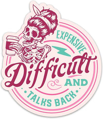 Funny Skeleton Sticker Die Cut Vinyl Decal