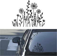 Wildflowers Boho Die Cut Vinyl Decal