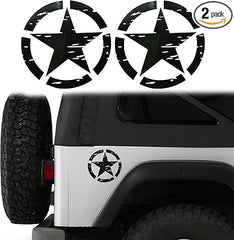 Distressed Oscar Mike Freedom Edition Star Hood Decal , Die Cut Vinyl Decal