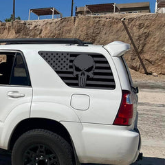 Wolf Head car Decal. Flamin Sticker.