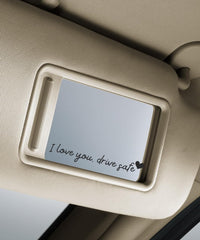 Rearview Mirror Die Cut Vinyl Decal