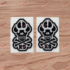 Police Dog Unit Skull Bone Decal Sticker Car Vinyl Die Cut Vinyl Decal