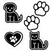 Auto Drive Pet Vinyl Car Decals Black White Die Cut Vinyl Decal/ Bumper For Windows, Cars, Trucks, Laptops, Etc.