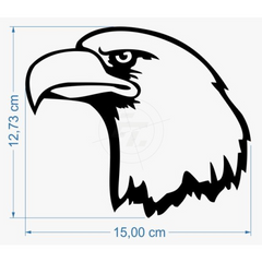 Eagle Head, Aufkleber Die Cut Vinyl Decal