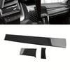 Carbon Fiber Dashboard Trim Sticker for Honda Civic 2016–2021, Center Console Interior Cover, Scratch-Resistant | Die Cut Vinyl Decal/ Bumper For Windows, Cars, Trucks, Laptops, Etc.
