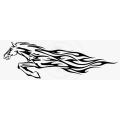 Flame Die Cut Vinyl Decal