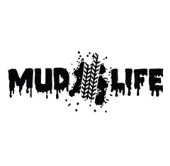 Mud Life Tire Track Die Cut Vinyl Decal