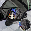 Forged Gloss Carbon Fiber Vinyl Wrap Roll, DIY Car Motorcycle Sticker Sheet, Self-Adhesive Decal Film for Vehicle Customization