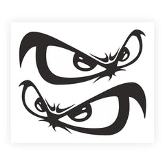 Black Eye Stickers for Cars Die Cut Vinyl Decal
