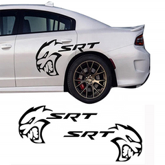 2Pcs/set Car Vinyl Body Stickers , Die-Cut Decal