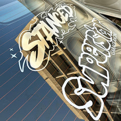 Premium Custom UV Resistant Car Window Sticker, Die Cut Vinyl Decal