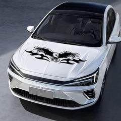 Car Waterproof Vinyl Hood Eagle Decal, Die Cut Vinyl Decal