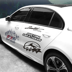 Car Stickers Custom LOGO UV Printing, Die Cut Vinyl Decal