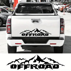 Customized Self-Adhesive Off-Road 4x4 Sticker, Die-Cut Decal