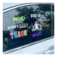 Custom Design UV Resist Waterproof , Die Cut Vinyl Decal