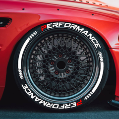 Trend Tire Lettering Sticker, Die-Cut Decal
