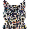 MiStar 100 PCS Black Cat Stickers, 3.15" Cat Stickers Pack, Aesthetic Vinyl Waterproof Stickers for Water Bottles Laptop Phone Case Luggage Car, Black Cat Decor Decal for Halloween Die Cut Vinyl Decal/ Bumper For Windows, Cars, Trucks, Laptops, Etc.