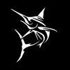 PVC Car Sticker Marine Swordfish Boat Fishing Model Accessory Sleeve Scratch Protection Motorcycle Sunscreen Waterproof Die Cut Vinyl Decal