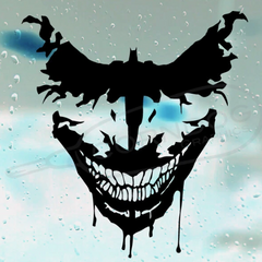 Joker Bat Die Cut Vinyl Decal