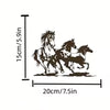 Funny Western Horse Car Sticker For Equestrian Performance: Sunscreen And Waterproof For Cars And Computers Die Cut Vinyl Decal