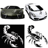 Soumake Fashion Scorpion Reflective Car Vehicle Body Hood Window Decals Sticker Decor | Die Cut Vinyl Decal/ Bumper For Windows, Cars, Trucks, Laptops, Etc.