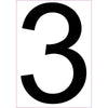 StickerTalk Number 3 Vinyl Sticker | Die Cut Vinyl Decal/ Bumper For Windows, Cars, Trucks, Laptops, Etc.