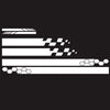 Stickers 5 Pieces Vinyl Car Side Sticker Auto Body Racing Sports Decals Universal Car Truck DIY Decal Stripe Vinyl Stickers Decoration | Die Cut Vinyl Decal/ Bumper For Windows, Cars, Trucks, Laptops, Etc.