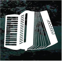 Accordion Decals | Die Cut Vinyl Decal