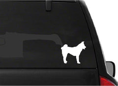 akita‑dog‑vinyl‑sticker size options for cars trucks laptops