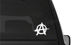 anarchy‑symbol‑vinyl‑decal size options for cars trucks laptops