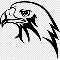 Bald Eagle Car Bumper Die Cut Vinyl Decal