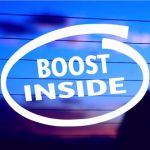 Boost Inside vinyl die cut decal for cars trucks