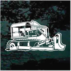 Bulldozer Decals | Die Cut Vinyl Decal
