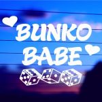 Bunko Babe vinyl die cut decal for cars trucks laptops windows operating system