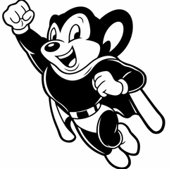 MIGHTY MOUSE Bumper For Windows, Cars, Trucks, Laptops, Etc