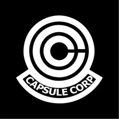 capsule‑corp‑vinyl‑sticker white die cut decal for vehicle windows laptops