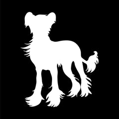 chinese‑crested‑dog‑vinyl‑sticker‑truck‑smooth‑surface