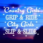 Country Girls Grip & Ride Vinyl Decal