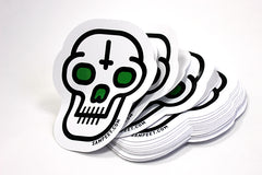 Skull Die Cut Vinyl Decal