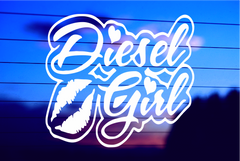 diesel-girl-vinyl-decal-on-car