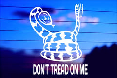 Don’t Tread On Me patriotic vinyl die cut decal for cars trucks laptops windows