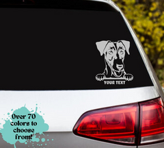Custom Fox Terrier Dog Decal Die Cut Vinyl Decal