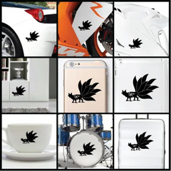 Fox Nine Tails - Vinyl Decal Die Cut Vinyl Decal