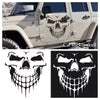 Skull Head Car Stickers and Decals Reflective Vinyl Car Styling Auto Engine Hood Door Window Car Stickers Die Cut Vinyl Decal